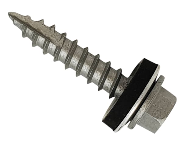 Techfast Metal to Timber Hex Screw T17 6.3 x 80mm (Box of 100)